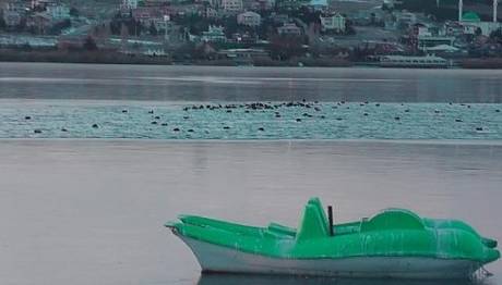 Mogan ve Eymir Gölü Dondu