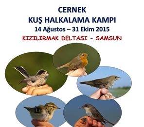 Cernek Kuş Halkalama Kampı çalışmaları başlıyor!