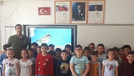 Minik Öğrencilere Kuş Sunumu