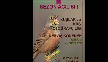 Kuşlar ve Kuş Fotoğrafçılığı - Sunum ve Söyleşi