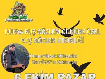 Eskişehir de Kuş Gözlem Etkinliği