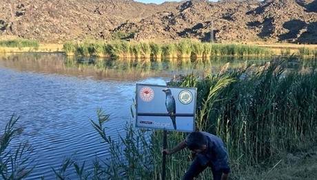 Karasu'da görülebilecek kuş türleri için bilgilendirme levhası asıldı